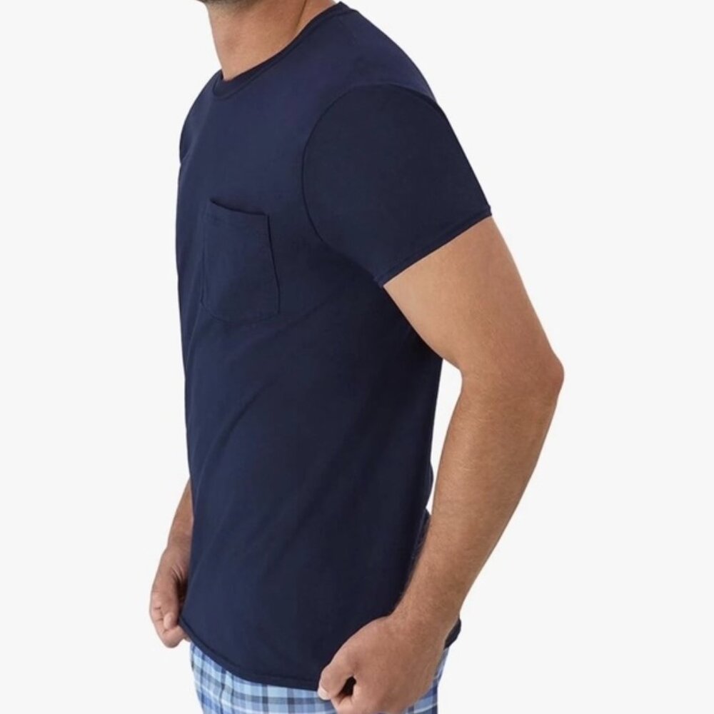 Hanes 6-Pack Pocket Tee Men's T-Shirt - Picture 9 of 9